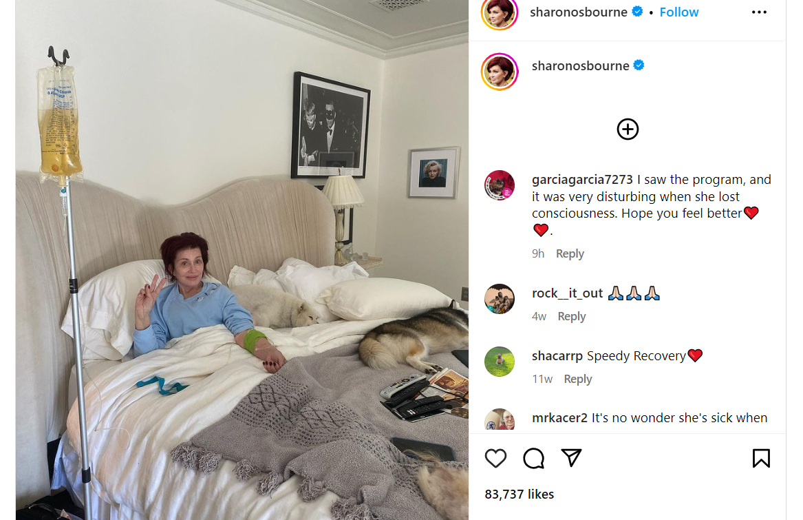 SHARON Osbourne Posts On Instagram And It’s Bad News - Usa Press