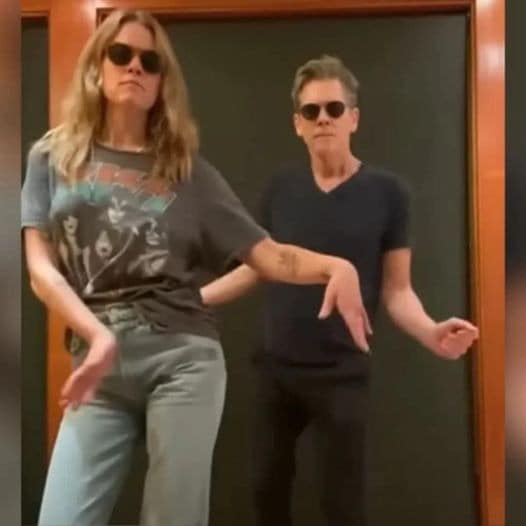 Kevin Bacon and Daughter Sosie Go Viral in “Footloose” Dance Video on TikTok